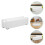 White Wooden Floor Mirror Base Stable Antislip Elegant 10