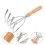 Garden Rake Claw Handheld Clamming Rake Wood 1set 4