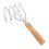 Garden Rake Claw Handheld Clamming Rake Wood 1set 7