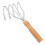 Garden Rake Claw Handheld Clamming Rake Wood 1set 9