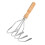 Garden Rake Claw Handheld Clamming Rake Wood 1set 10