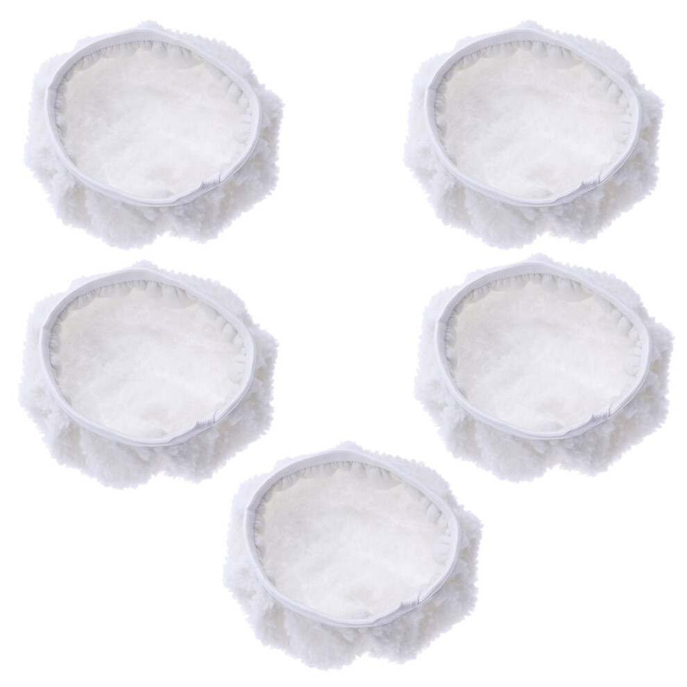 5 Pcs Plush Polished Sleeve Wax Applicator Grip Pad For Car Polisher 3164262428211