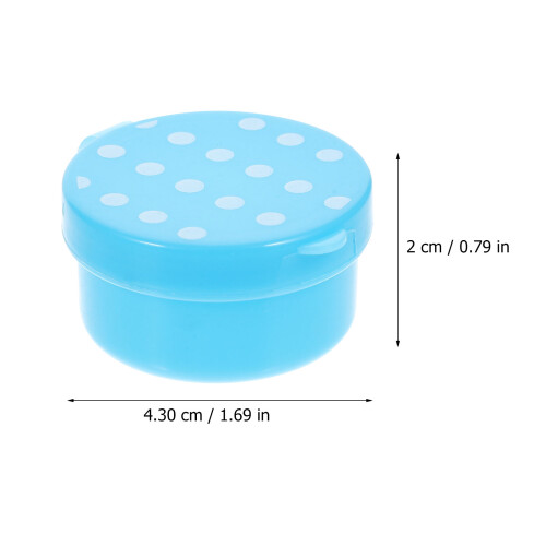 Condiment Container Assorted Color 8pcs 1.7x1.4x0.8in 2