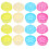Condiment Container Assorted Color 8pcs 1.7x1.4x0.8in 5