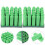 100pcs Self-Drilling Anchors Cylindrical Green Plastic For 5