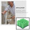 100pcs Self-Drilling Anchors Cylindrical Green Plastic For 11