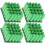 100pcs Self-Drilling Anchors Cylindrical Green Plastic For 8