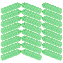 100pcs Self-Drilling Anchors Cylindrical Green Plastic For