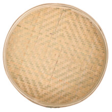 Bamboo Woven Tray Khaki 1set Drying Basket For Home Use