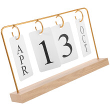 Desk Calendar Perpetual 1pcs 10.6x6.3x1.9in