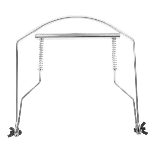 Harmonica Stand For Neck Silver Stainless Steel 1pack