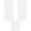 5 Count Number Alphanumeric Template 13.00x12.50x0.10cm White 9