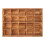 Compartment Organizer Wooden Grid Display Box Multi 1pcs 10