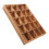 Compartment Organizer Wooden Grid Display Box Multi 1pcs 9