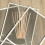 Window Decorative Trim Beige Wood 12pcs 4