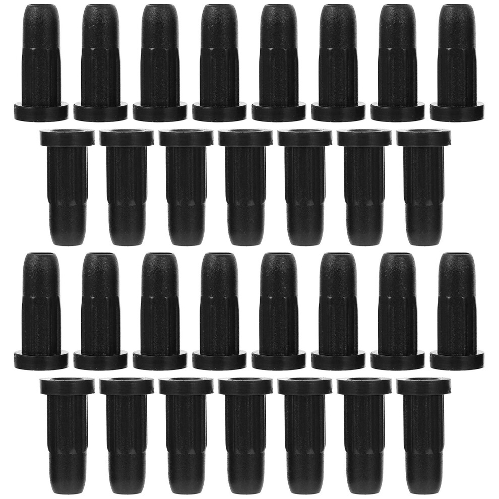Noise Reduction Foot Protectors Plastic 30Pcs 1.3X0.6x0.6in 3164262406189