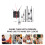 Diy Clock Clock Movement Kit Plastic 4 Sets 10