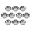Stainless Steel Dipping Bowls Silver For Kitchen 10pcs 11