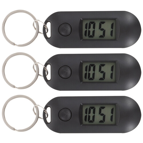 Watch Kids Digital Watch Students Black Plastic 3pcs 2