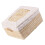 Beige Bread Basket Hand-Woven For Home Storage 1pc 1
