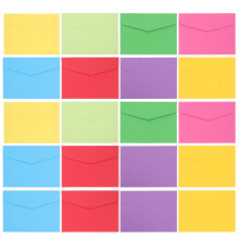 Unbranded 80 Pcs Colored Envelope Light Weight Envelopes Draw On