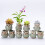5 Pcs Owl Succulent Ornaments Unique Small Pot Mini Ceramic Pots 11