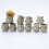 5 Pcs Owl Succulent Ornaments Unique Small Pot Mini Ceramic Pots 6