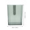 Refrigerator Fresh Keeping Box Green Plastic 1pack 11