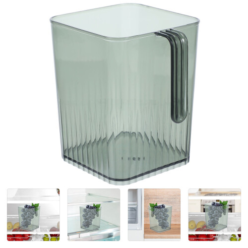 Refrigerator Fresh Keeping Box Green Plastic 1pack 2