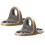 2pcs Windproof Brass Window Hook Base Home Accessories Support 8