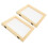 2 Pcs Wood Art Picture Frame Material Package Child 11