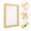 2 Pcs Wood Art Picture Frame Material Package Child 4