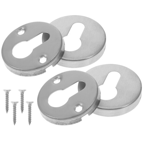 Home Security Lock Cover Iron Silver 1 Set 1