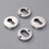 Home Security Lock Cover Iron Silver 1 Set 9