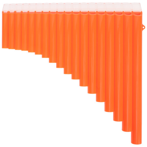 1Ensemble Panpipe Professionnel Orange Pour Usage Scolaire