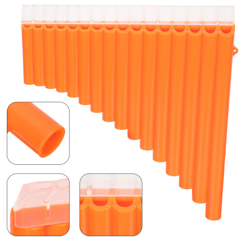 1Ensemble Panpipe Professionnel Orange Pour Usage Scolaire 2