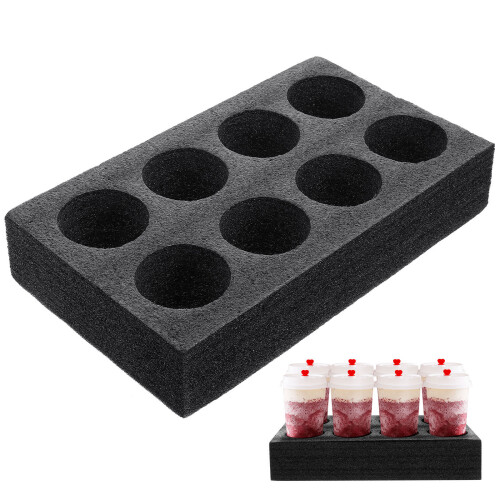 8-Hole Reusable Cup Carry Holder Drink Holder