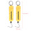 Double-Sided Display Mechanical Hanging Scale Iron 4set 6