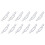 12 Pcs Double Hole Positioning Hook Curtain Roller Hooks Retainer 7