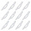12 Pcs Double Hole Positioning Hook Curtain Roller Hooks Retainer 1