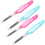 4pcs Spoolie Brush Assorted Color Grooming Makeup Tool 1