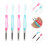 4pcs Spoolie Brush Assorted Color Grooming Makeup Tool 11