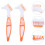 2 Pcs Tank Cleaning Brush Easy To Use Turtle Shell Elasticity 8
