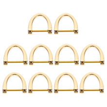 10 Pcs Horseshoe Buckle Key Decoration Replacement Bag Parts Rings