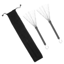 Snare Drum Brushes Stainless Steel 1 Set 12.6x0.8in