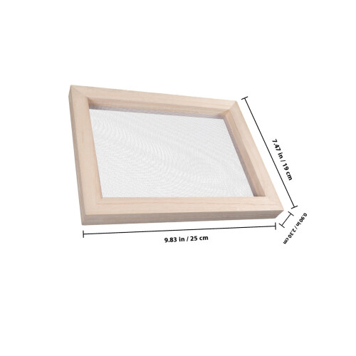 Diy Paper Craft Tools Diy Paper Making Frame Wood Beige 1pcs 1