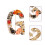 Unique Decoration Letter Brooch Pin Lightweight Man 2