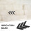 Arrow Directional Wall Sign Black Acrylic 3pcs 8