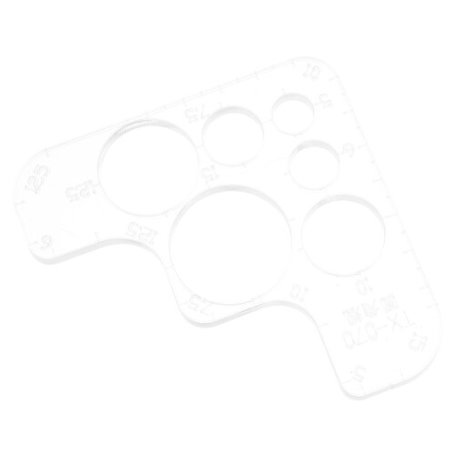 Circle Corner Ruler Acrylic Stencil Template Acrylic Circle Template