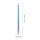 3 Pcs Replacement Grease Hose Spring Flexible Extension Blue 2